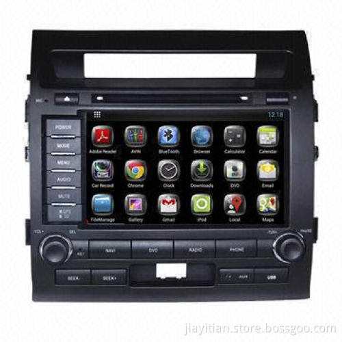 Android 4.2 Car DVD Player, Suitable for 9-inch Toyota Land Cruiser with 3G and WIFI, Mirror Link